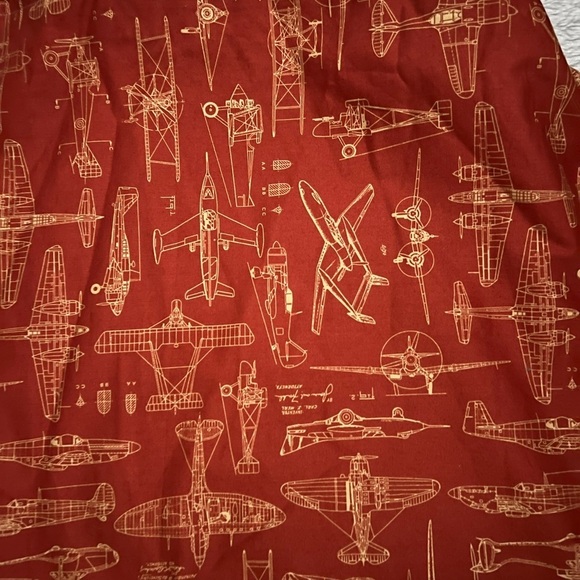 New Reversible Airplane Themed Tote - Picture 2 of 4